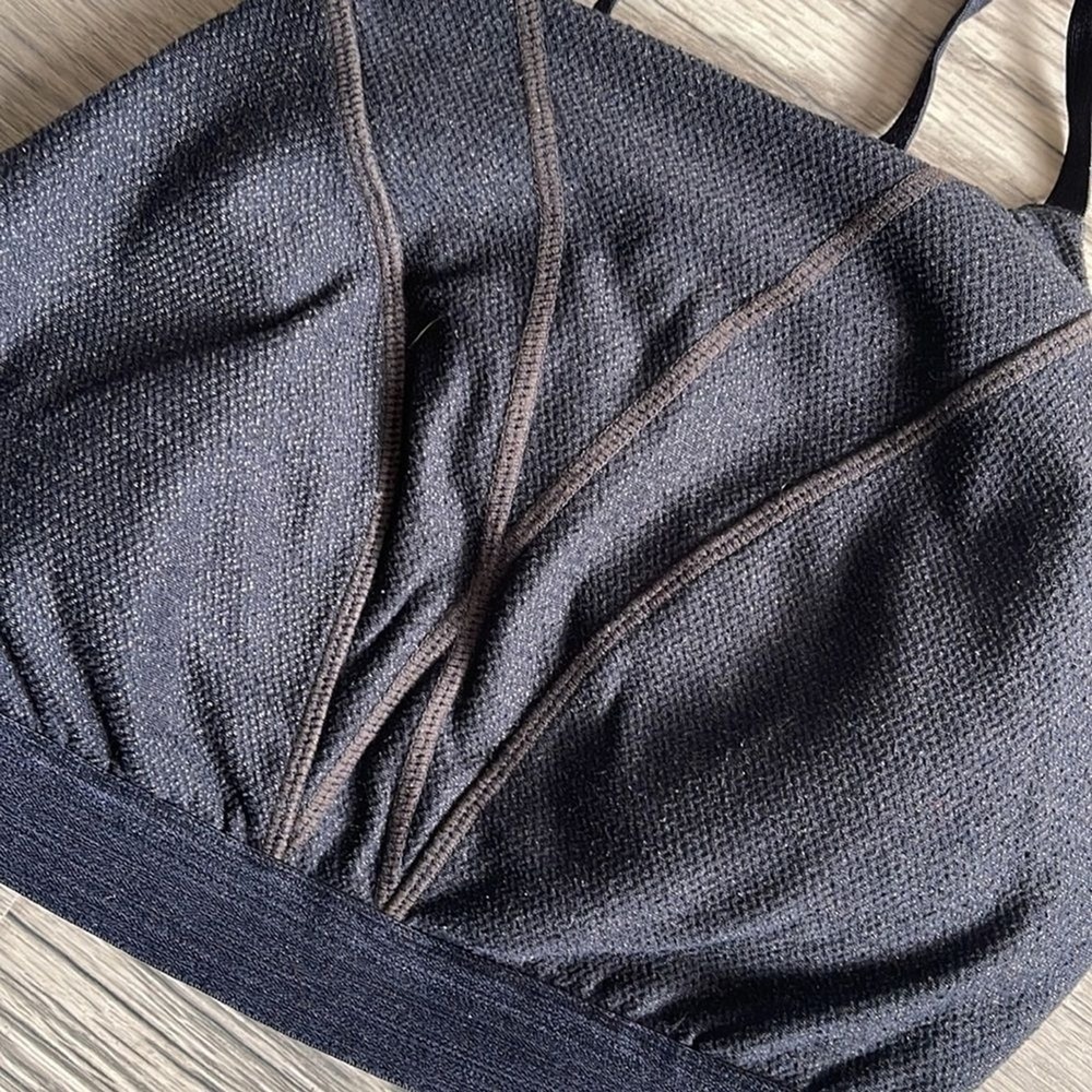 Prana sports bra gray adjustable straps size medium - Picture 2 of 9